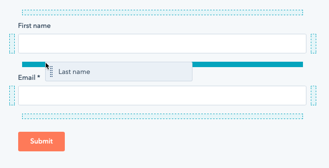 hubspot form fields