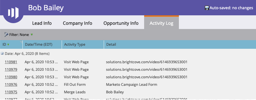 marketo lead details