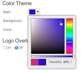 icon color